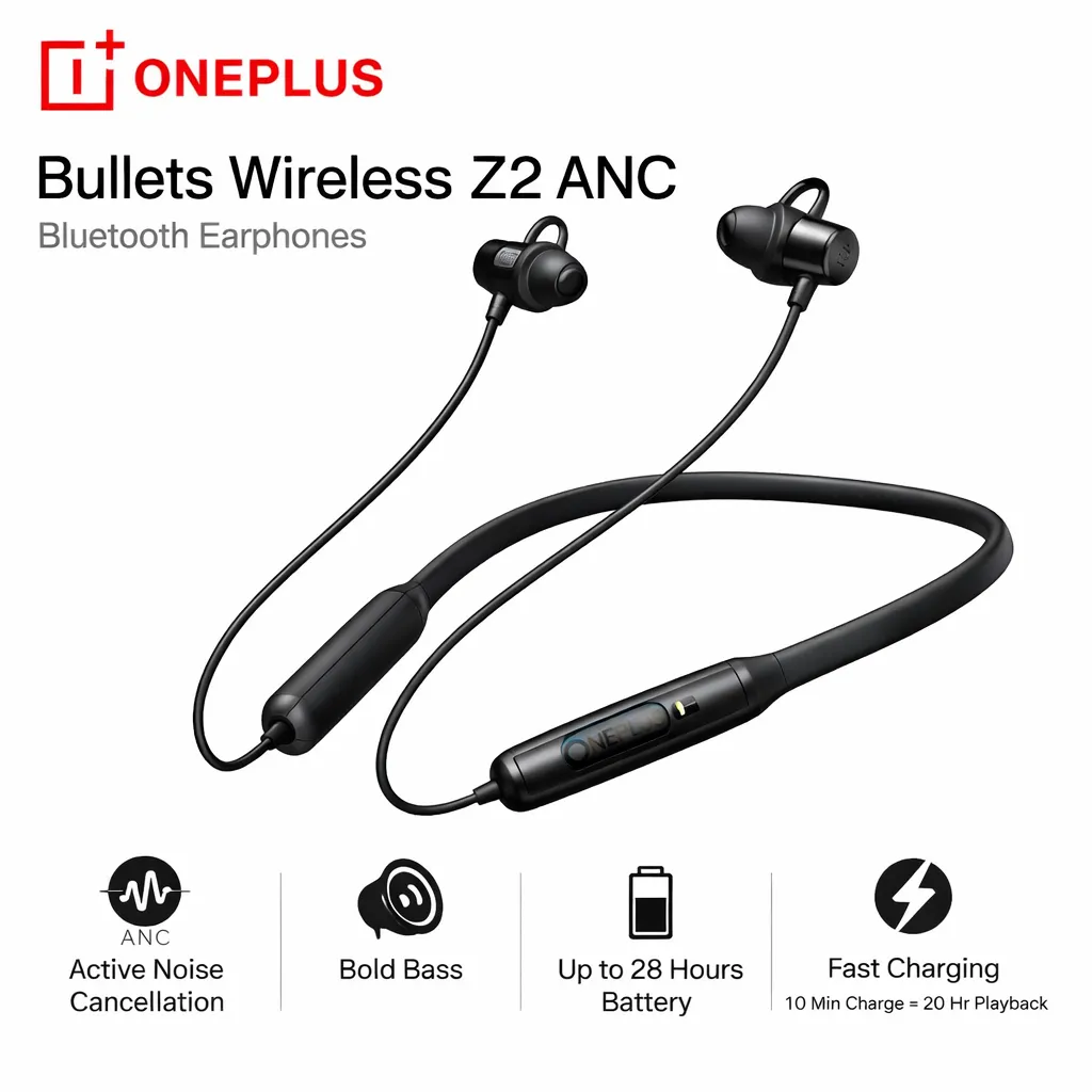 Nneplus Bullets Wireless Z2 ANC Bluetooth